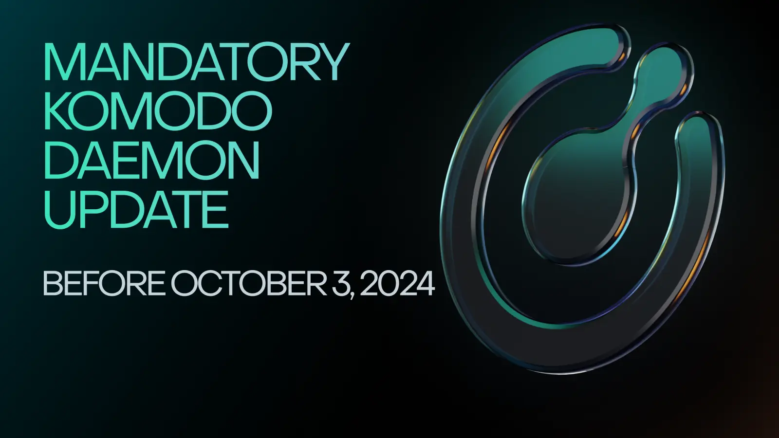 Mandatory Komodo Daemon Update Before October 3, 2024